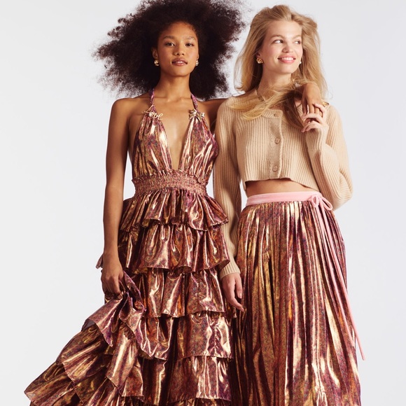 LoveShackFancy Branton Cashmere Cropped Cardigan - Picture 6 of 8